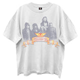 Aerosmith - Dream On World Tour - White Enzyme Wash Retro Style  t-shirt