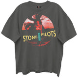 Stone Temple Pilots - Core Album Cover - Black Enzyme Wash Retro Style  t-shirt