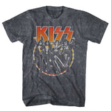 Kiss - Buzz - Black Mineral Dye Wash  t-shirt