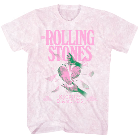 Rolling Stones - Hackney Diamonds - Pink Mineral Dye Wash  t-shirt