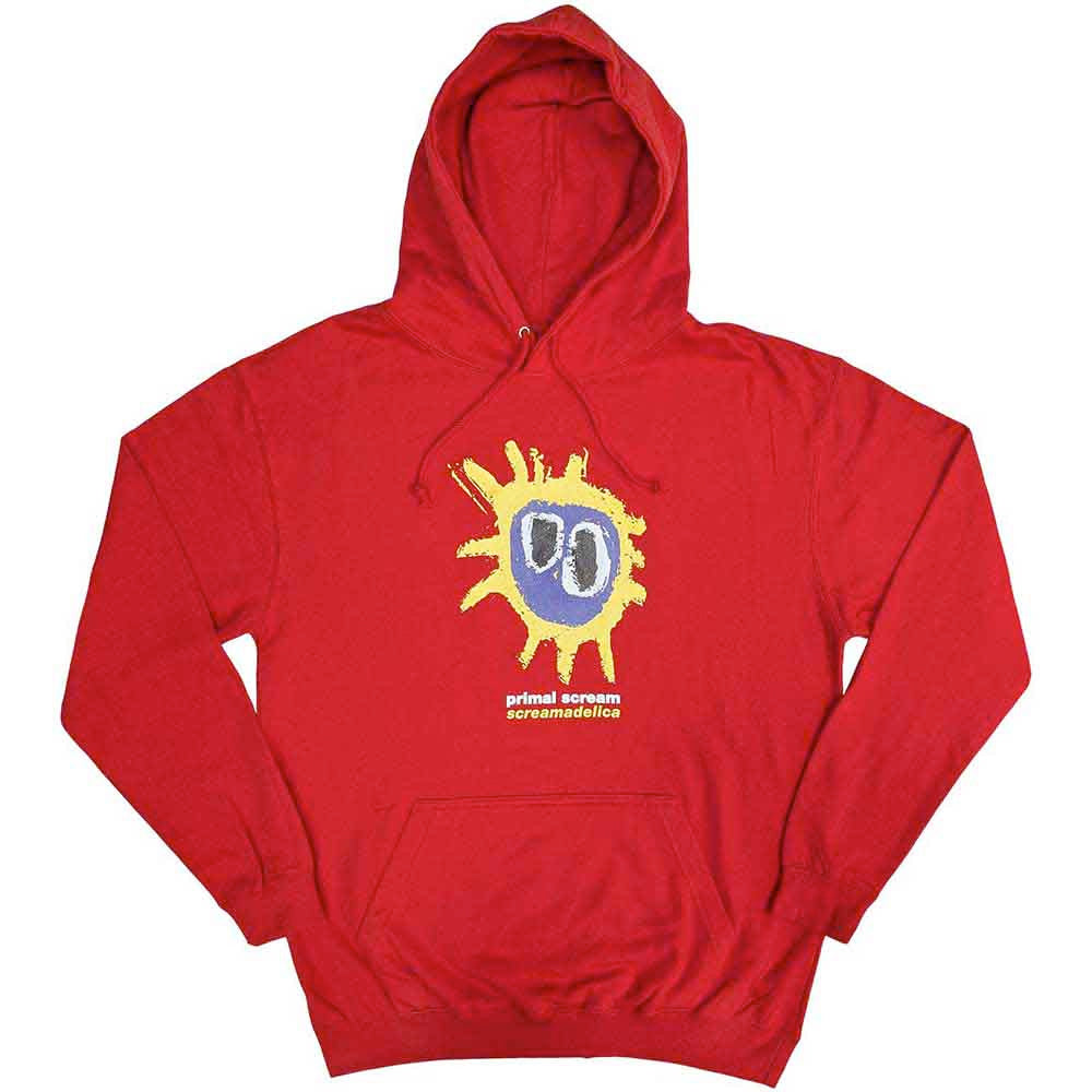Primal Scream - Screamadelica - Pullover Red Hooded Sweatshirt