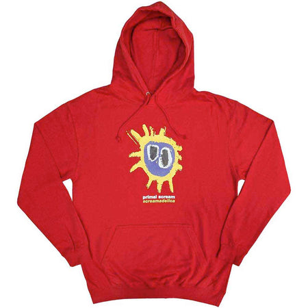 Primal Scream - Screamadelica - Pullover Red Hooded Sweatshirt