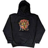 Gorillaz - Group Circle Rise - Navy Blue Pullover Hooded Sweatshirt