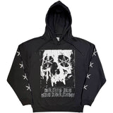 Bring Me The Horizon - Oversized Skull  - Black  Hooded Sweatshirt