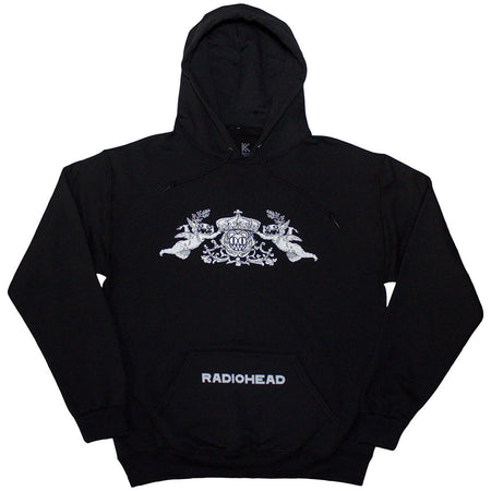 Radiohead - Bearhead Crest  - Black Pullover Hoodie