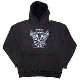 Foo Fighters - Everything Or Nothing At All - Charcoal Grey Stone Wash  Hooded Sweatshirt