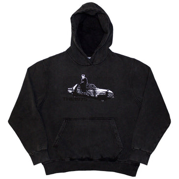 The 1975 - Car Photo - Charcoal Grey Stone Wash Pullover Hoodie