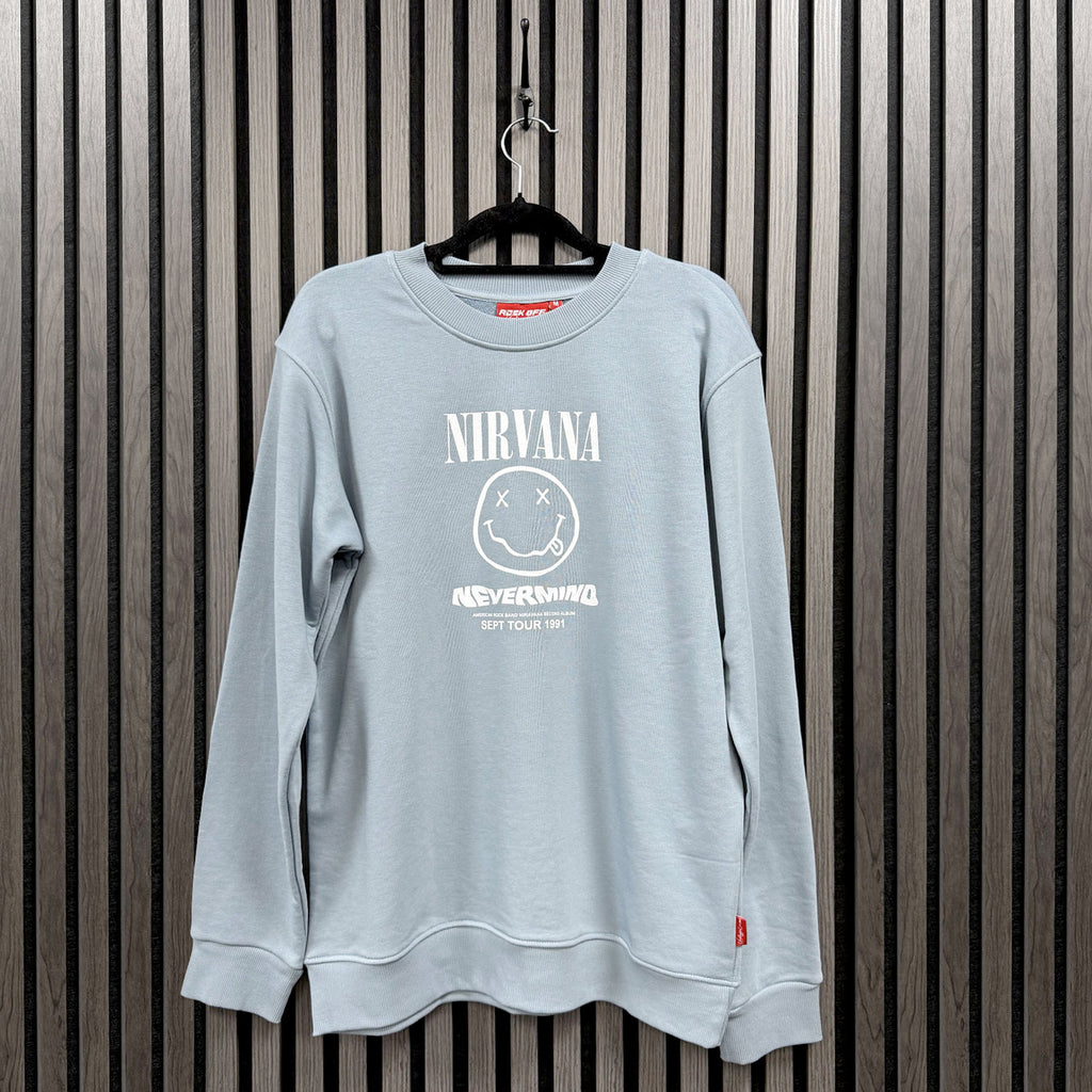 Nirvana - Nevermind Tour 1991 - Unplugged Ltd  Edition Blue Hooded Sweatshirt