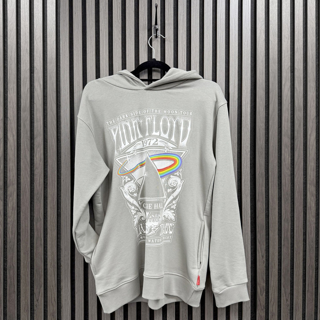 Pink Floyd - Carnegie Hall Poster - Unplugged Ltd  Edition Grey Hooded Sweatshirt