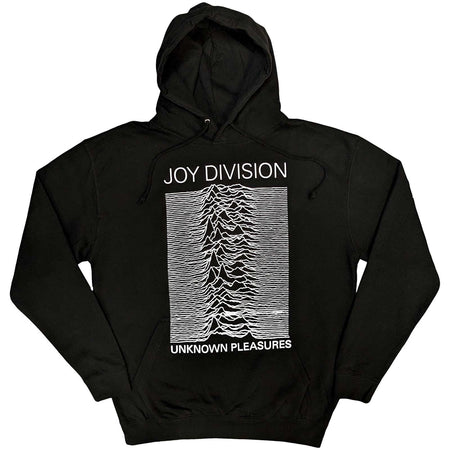 Joy Division - Unknown Pleasures FP - Pullover Black  Hooded Sweatshirt