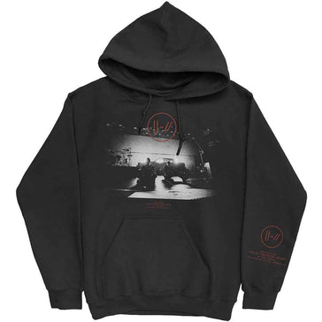 Twenty One Pilots - Dark Stage with Sleeve Print - Black Pullover Hoodie