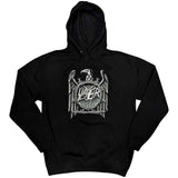 Slayer - High Contrast Eagle - Black Hooded Sweatshirt