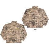 Green Day - Dookie All Over Print-  Brown Zipped  Jacket