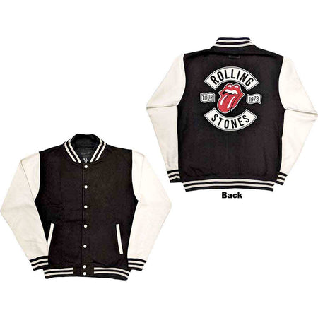 Rolling Stones - Tour '78  - Black & White Varsity Jacket