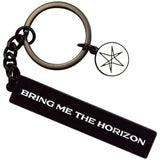 Bring Me The Horizon - Text Logo 6 Point Star Charm - Metal Keychain