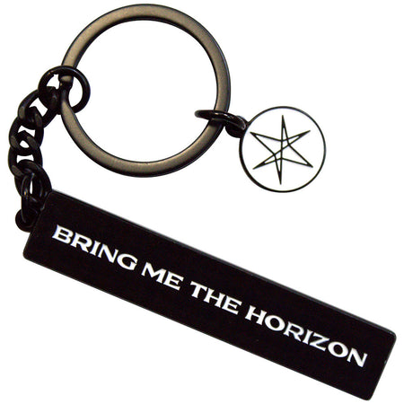 Bring Me The Horizon - Text Logo 6 Point Star Charm - Metal Keychain