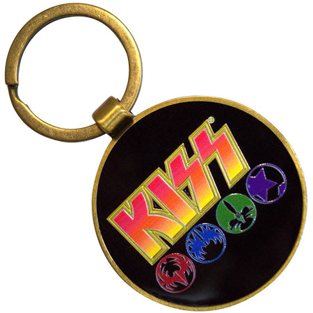 Kiss - Army /Logo & Icons - Double Sided - Metal Keychain