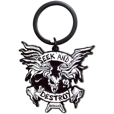 Metallica -  Seek And Destroy - Metal Keychain