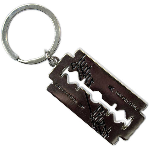 Judas Priest - British Steel Razor Blade - Metal Keychain – burning ...