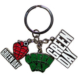 Green Day - Logo Charms - Metal Keychain