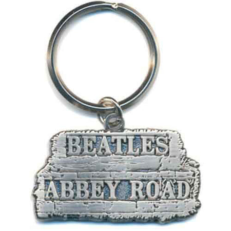 The Beatles - Abbey Road Sign - Metal Keychain