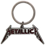 Metallica - Deep Red Logo - Metal Keychain