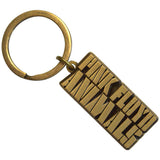 Pink Floyd - Animals Gold Text Logo - Metal Keychain