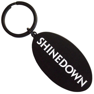 Shinedown - Text Logo - Metal Keychain