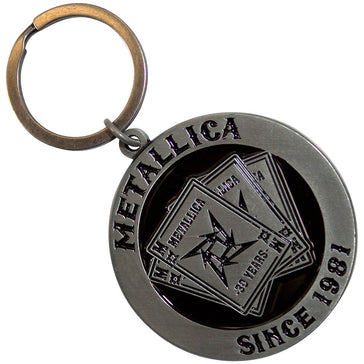 Metallica - 30th Anniversary Card - Metal Keychain