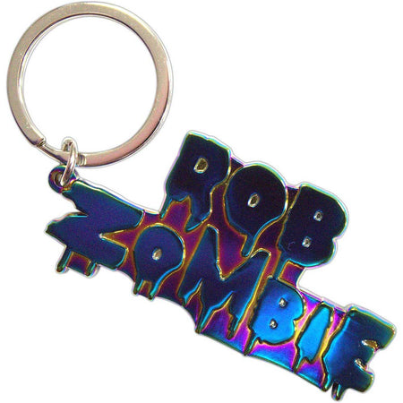 Rob Zombie - Multicolored Logo - Metal Keychain