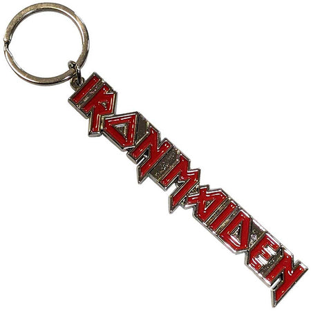 Iron Maiden - Logo with Tails - Metal Keychain