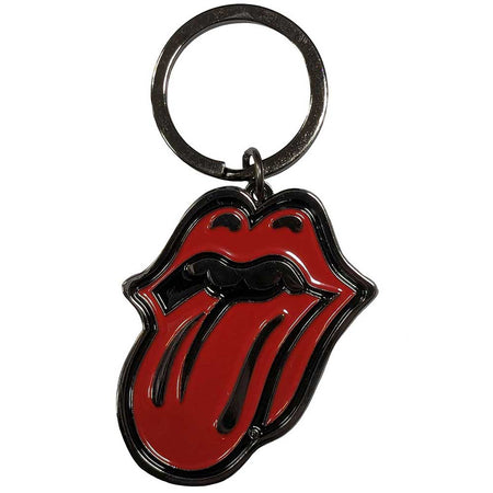 The Rolling Stones - Classic Tongue Black - Metal Keychain