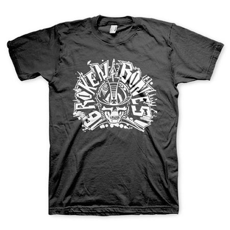 Broken Bones - Classic Logo - Black t-shirt