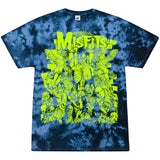 Misfits - Earth AD Blue Green Tie Dye t-shirt