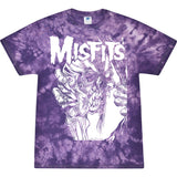 Misfits - Eyeball Purple Tie Dye t-shirt