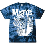 Misfits - Eyeball Blue Tie Dye t-shirt