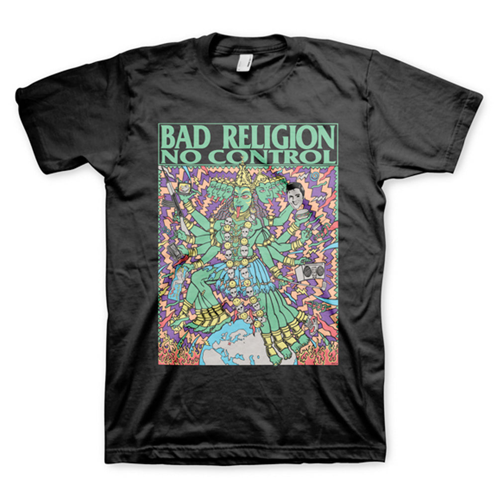 Bad Religion - No Control Kozik - Black t-shirt