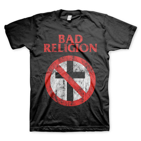 Bad Religion - Distressed Crossburster - Black t-shirt
