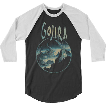 Gojira - Sea Creature - Raglan Baseball Jersey  t-shirt