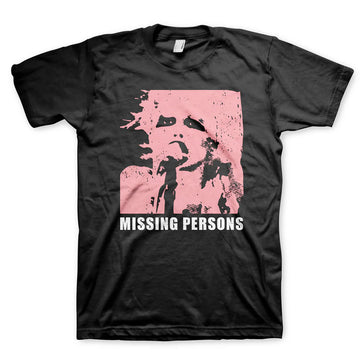 Missing Persons - Dale-Pink - Black t-shirt