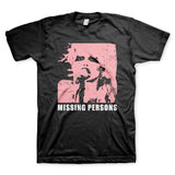 Missing Persons - Dale-Pink - Black t-shirt