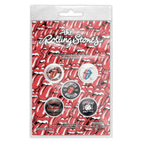 The Rolling Stones -  Tour Collection -  Button Badge Pack