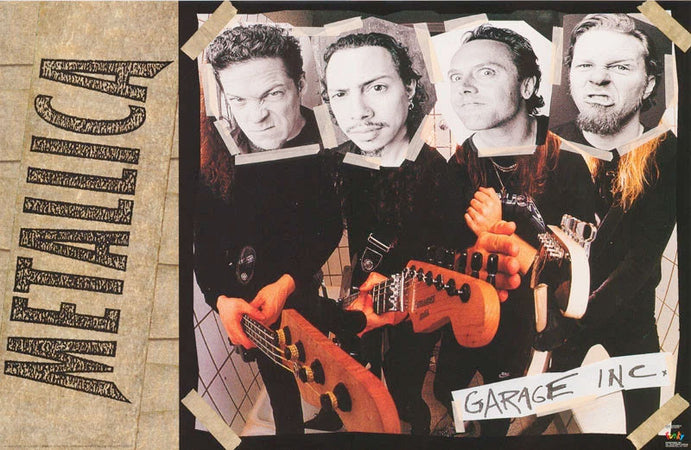 Metallica - Heads RARE  STUFF Vintage  poster 22" x 34"