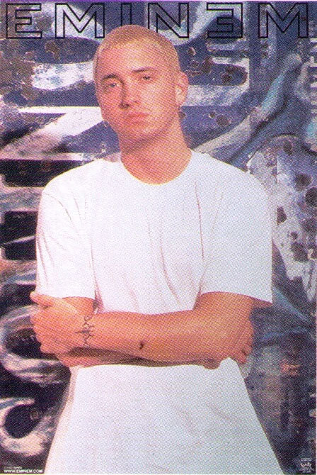 Eminem - White Shirt  RARE  STUFF Vintage  poster 22" x 34"