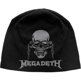 Megadeth - Vic & Logo - JD print - Black OSFA Beanie Ski Cap