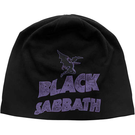 Black Sabbath - Logo & Devil - Black Ski Cap Beanie