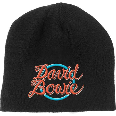 David Bowie - 1978 World Tour Logo - Black Beanie Ski Cap