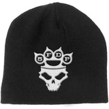 Five Finger Death Punch - Knuckle Duster Logo & Skull - Black Beanie Ski Cap