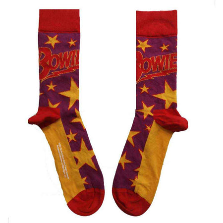 David Bowie - Stars Infill - Purple Socks