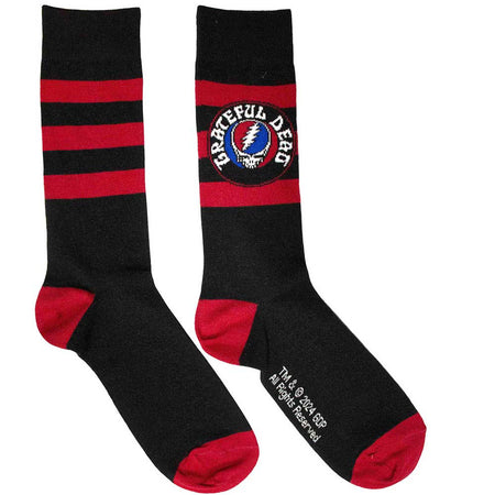 Grateful Dead - Steal Your Face Logo - Black Socks